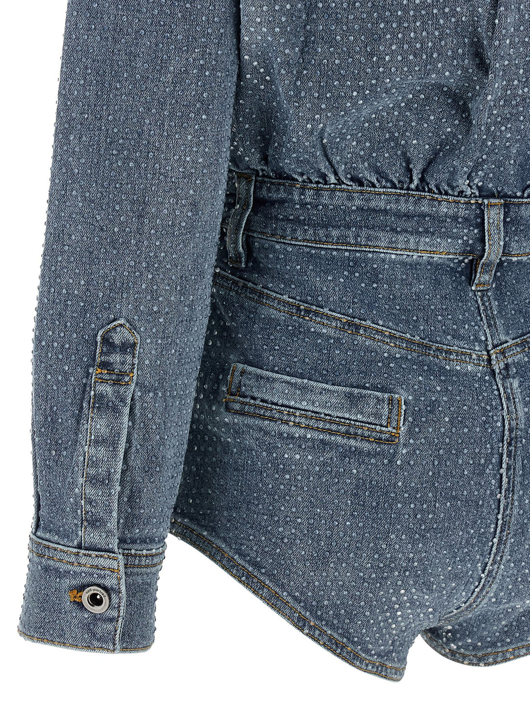 Self Portrait Rhinestone Denim Jewelry - Blue | b8af0da28e5a63aad4a8d175ea55377f09fd6947