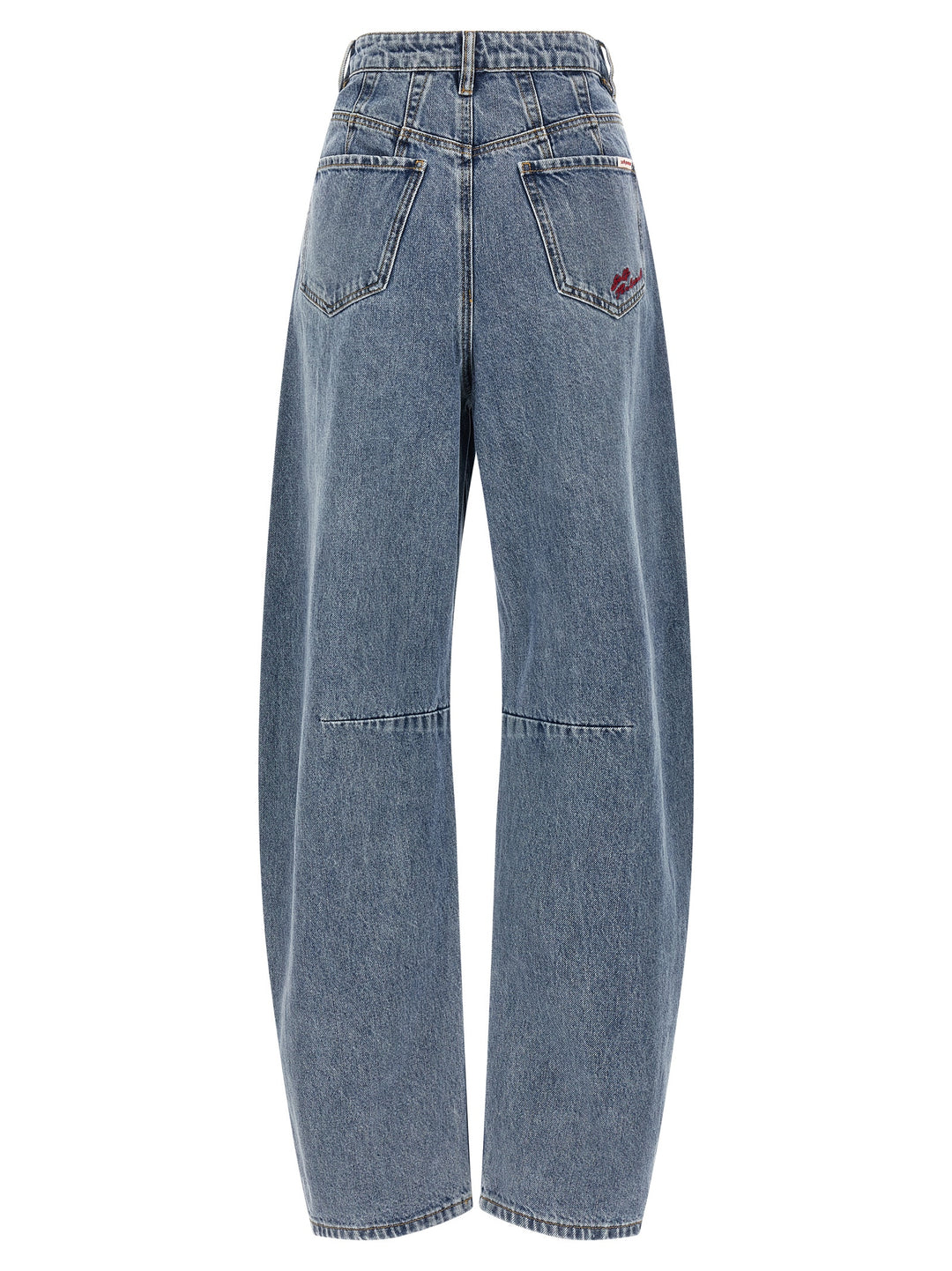 Self Portrait Blue Barrel Leg Jeans - Blue | a9325b8cba46fd573321f467b55f2d88b45365c0