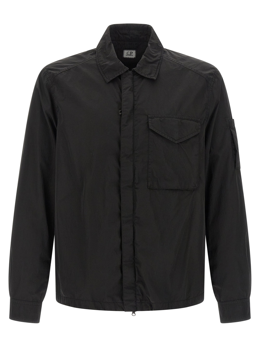 C.P. Company Overshirt Chrome-R Shirt and Blouse - Black | 800154d92d78ff8bfdba0f9a098cb2ac609b3bff