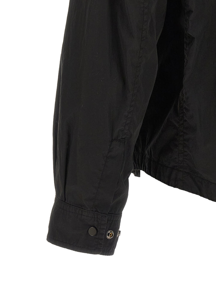 C.P. Company Overshirt Chrome-R Shirt and Blouse - Black | 89c0dbcbb57c1eb0d9e76bc58a90f66e1e4dcc45