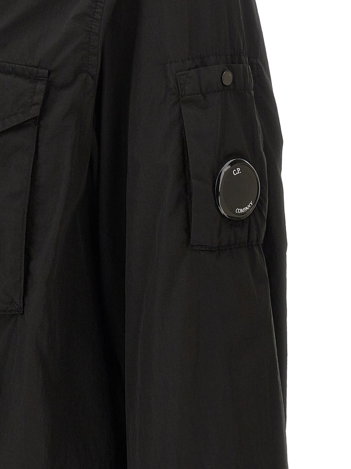 C.P. Company Overshirt Chrome-R Shirt and Blouse - Black | 12c9691ba3a9fb33d182e74b1be419aa53a3beca