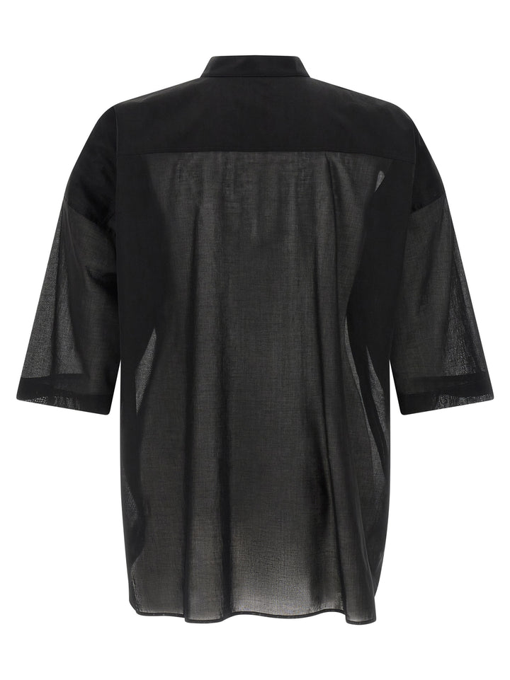 Rick Owens Jumbo Faun Shirt and Blouse - Black | 515d084f464a54efba904cfa9aebcec55bcdd871