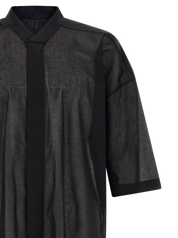 Rick Owens Jumbo Faun Shirt and Blouse - Black | 2d1632754e3c0a3669f772bdd7fc03ba242b7d54