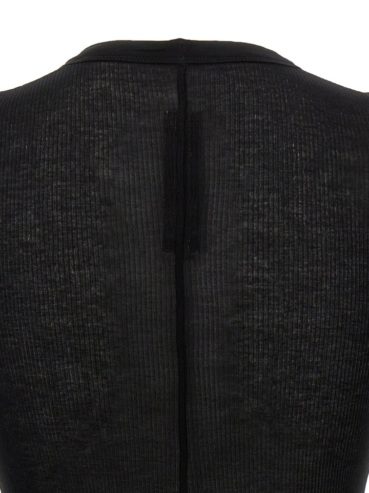 Rick Owens Rib Ls T T-shirt - Black | b18a3bde797aaa6b710b8cbfea0fdbf77aede506