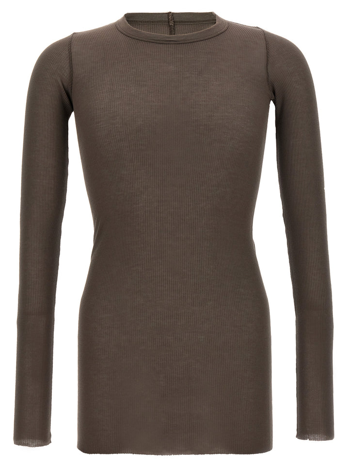Rick Owens Rib Ls T T-shirt - Gray | ca6b6298361792110be1f1500dd479a112627aeb