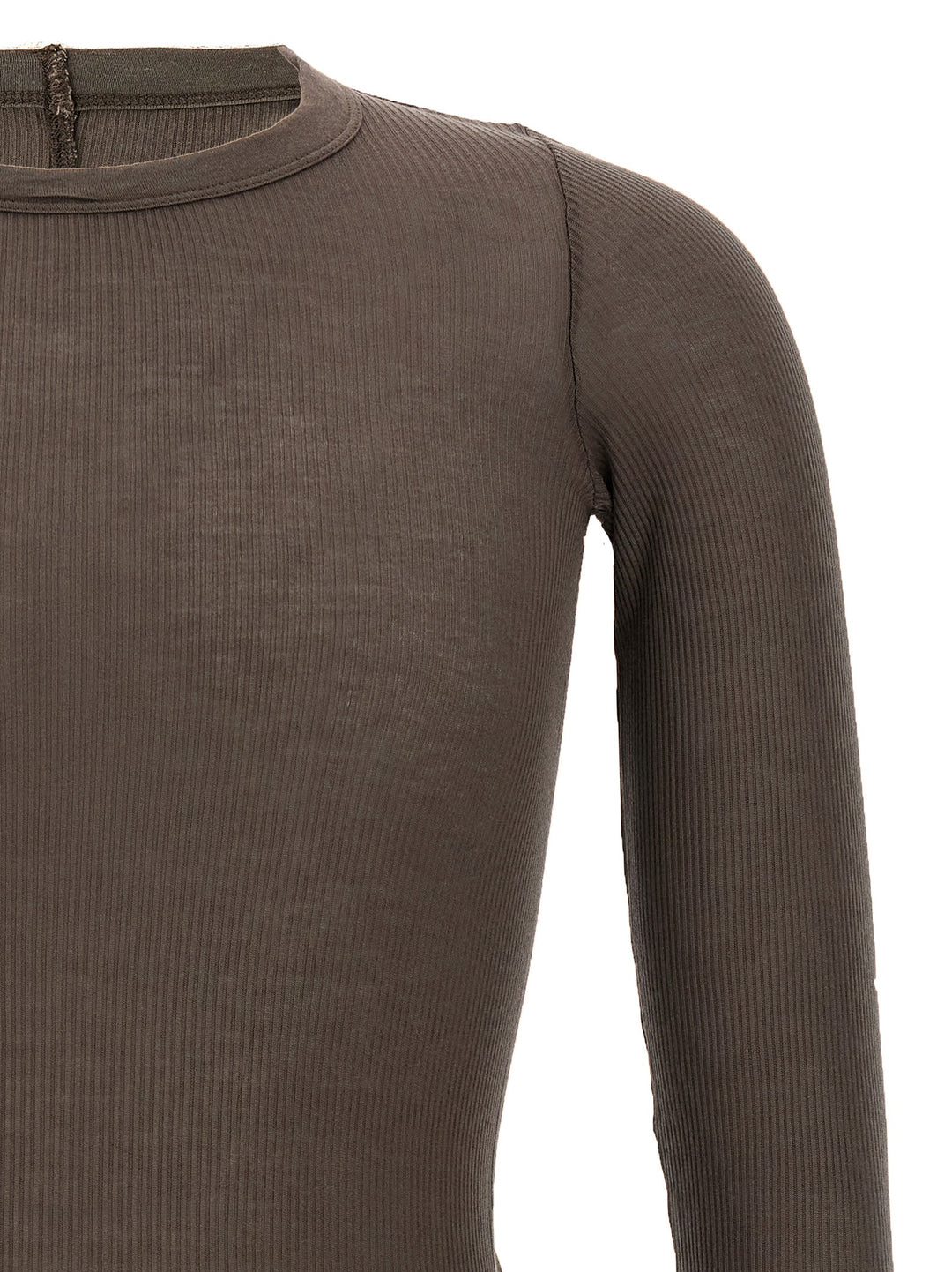 Rick Owens Rib Ls T T-shirt - Gray | 4fcc7b3b359d8b790c8a035420b46451e933dd6e