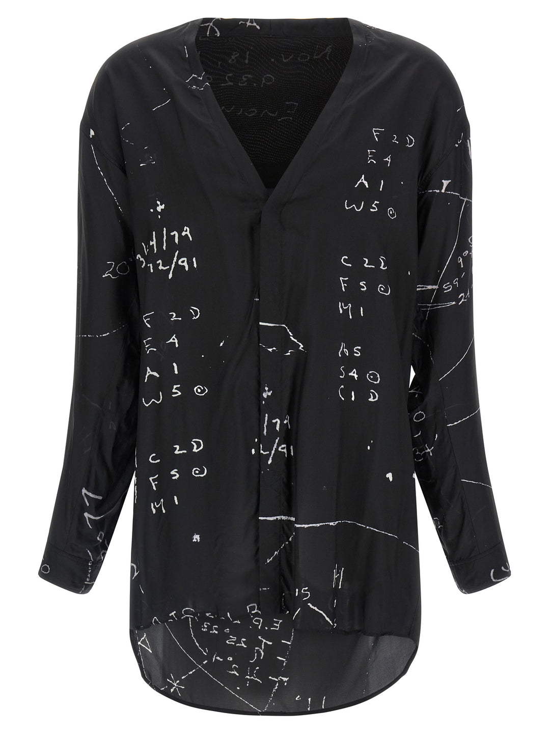Rick Owens Concordian Shirt and Blouse - Black | b87a3719b2d7a046a8405168a9c984eff0c785be