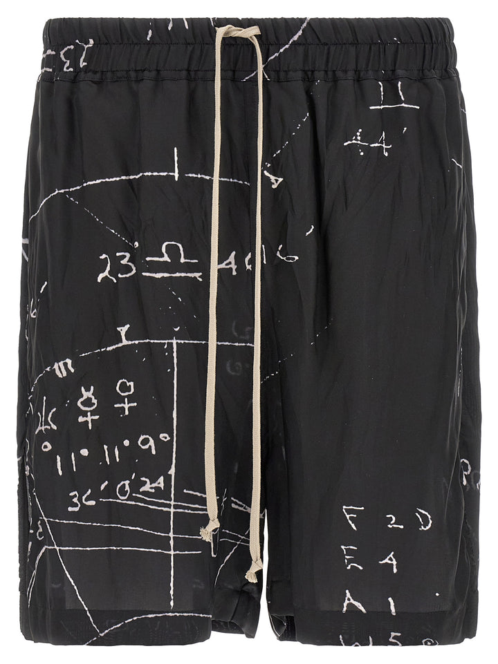Rick Owens Boxers Bermuda and Short - White/Black | 4672d3fd848731c94954116cc8fa319fa9f77c36