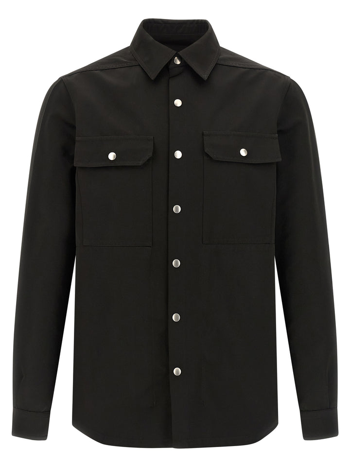 Rick Owens Outershirt Shirt and Blouse - Black | fe7e8559cddcc94eae1ad99d8ef271f5ee59f98e