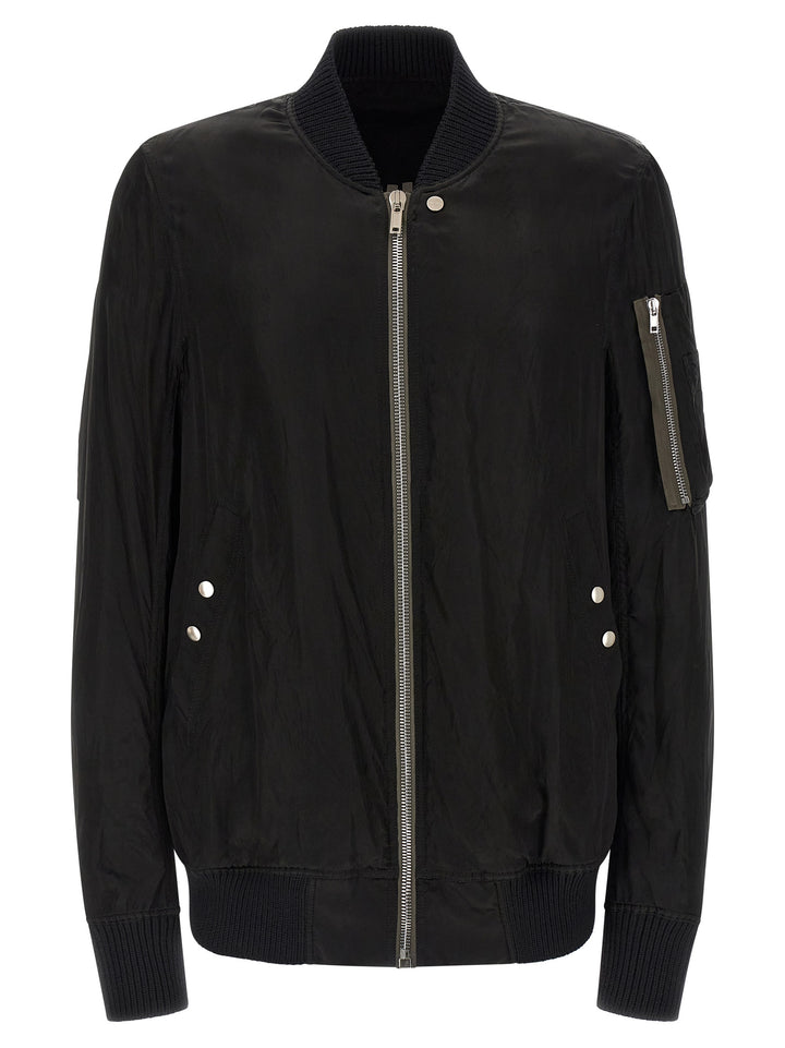 Rick Owens Classic Flight Puffer Jackets - Black | ce6dd1051e0046e1b48160f7f627f5063c0a570e