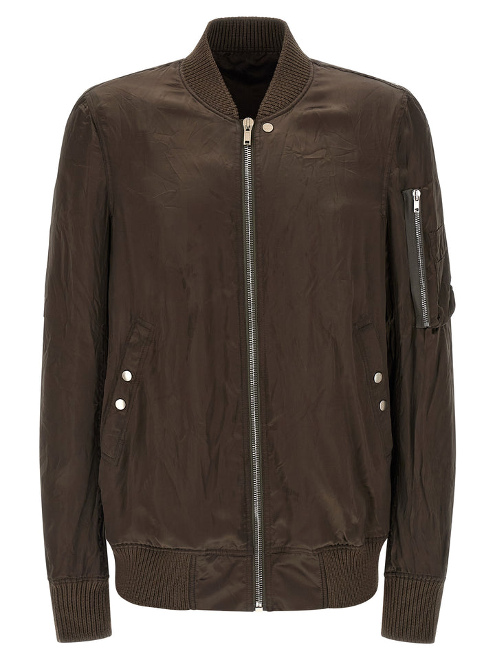 Rick Owens Classic Flight Puffer Jackets - Brown | 762d2192ba15fe11d21a0757bdade5b53ce1696f