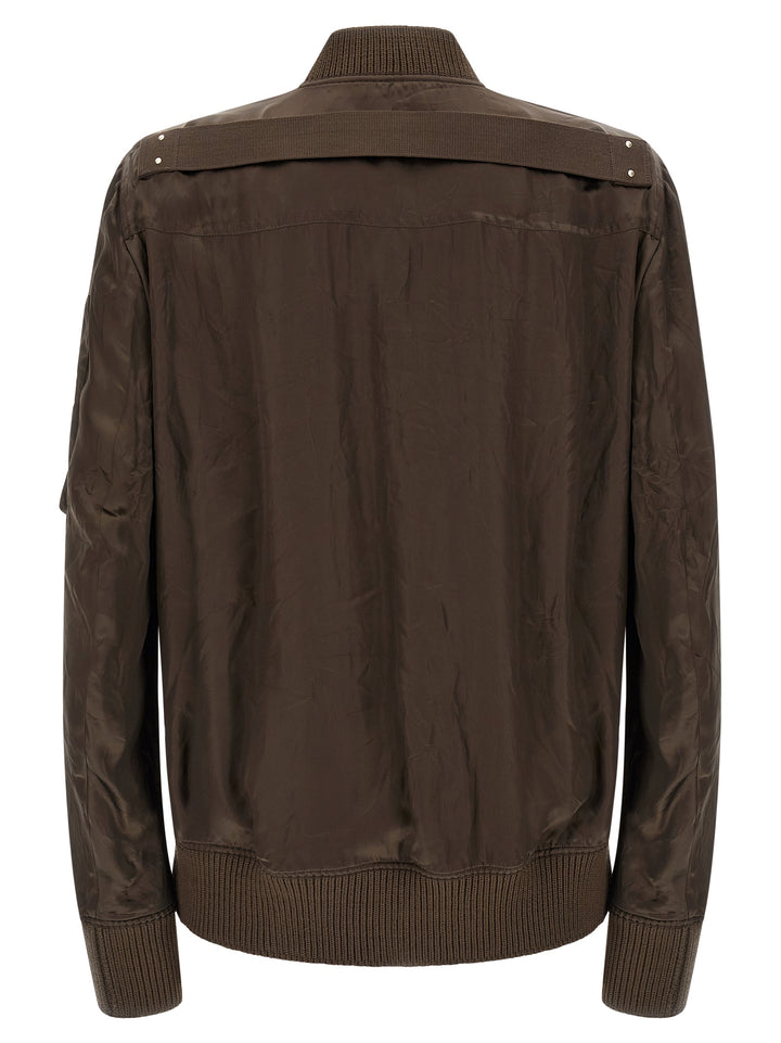 Rick Owens Classic Flight Puffer Jackets - Brown | 51f540cee59f5fbf282ac36f1bb616953b2dcd16
