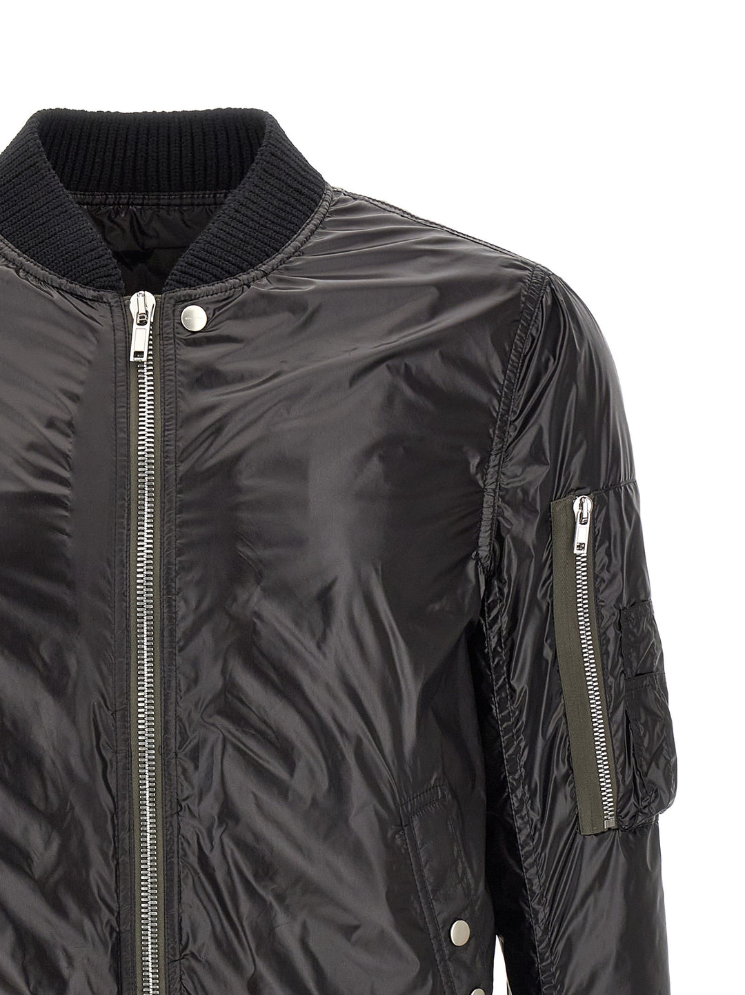 Rick Owens Classic Flight Puffer Jackets - Black | 9f9e9f9ce831b77fa5177dc9ba398a2ed2b7e1da