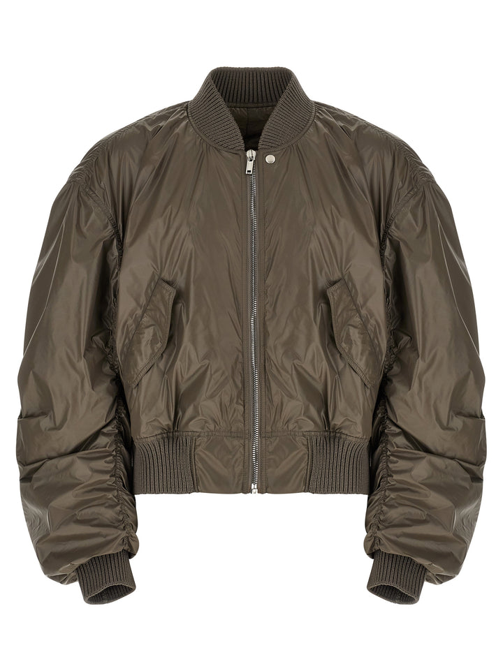 Rick Owens Secchia Flight Puffer Jackets - Gray | 98579d43060f72e98f71a659d68286bec4721b4a
