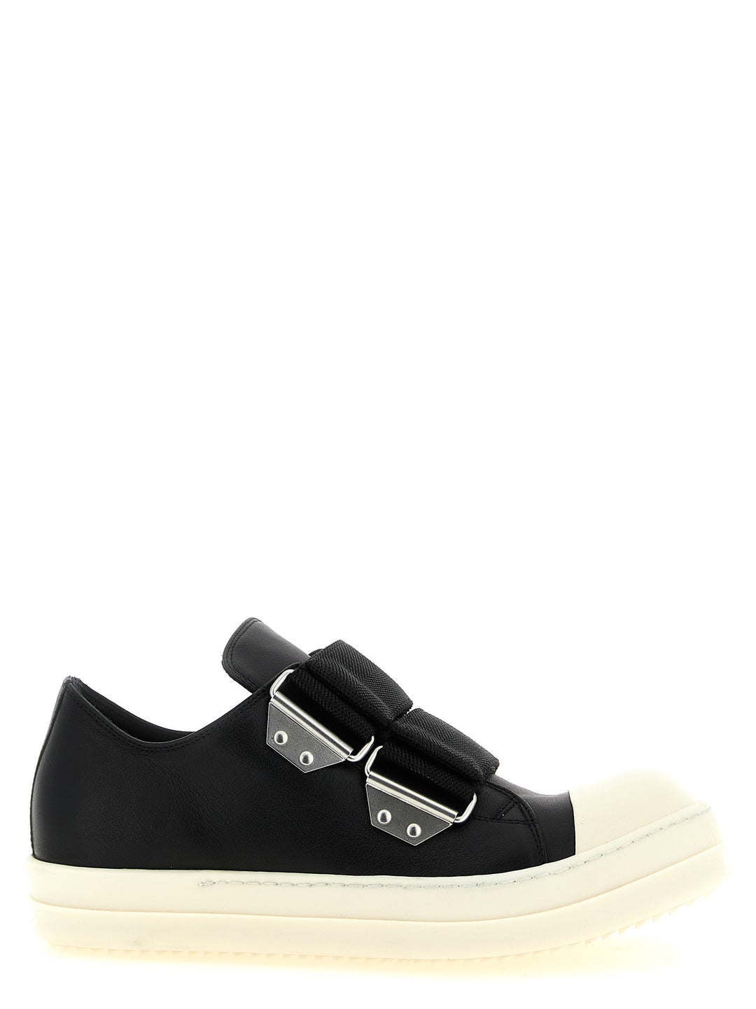 Rick Owens Strap Low Sneaks Sneakers - Black | 3ae332881ecbbe7d6a1abe6226593c152f30e86c