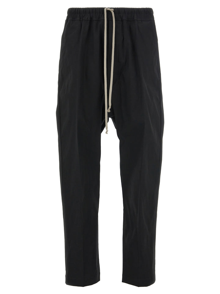 Drawstring Long Pants Black