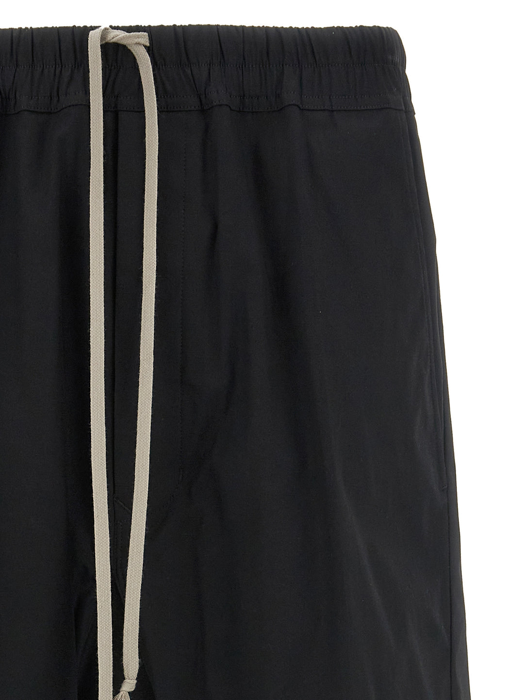 Drawstring Long Pants Black