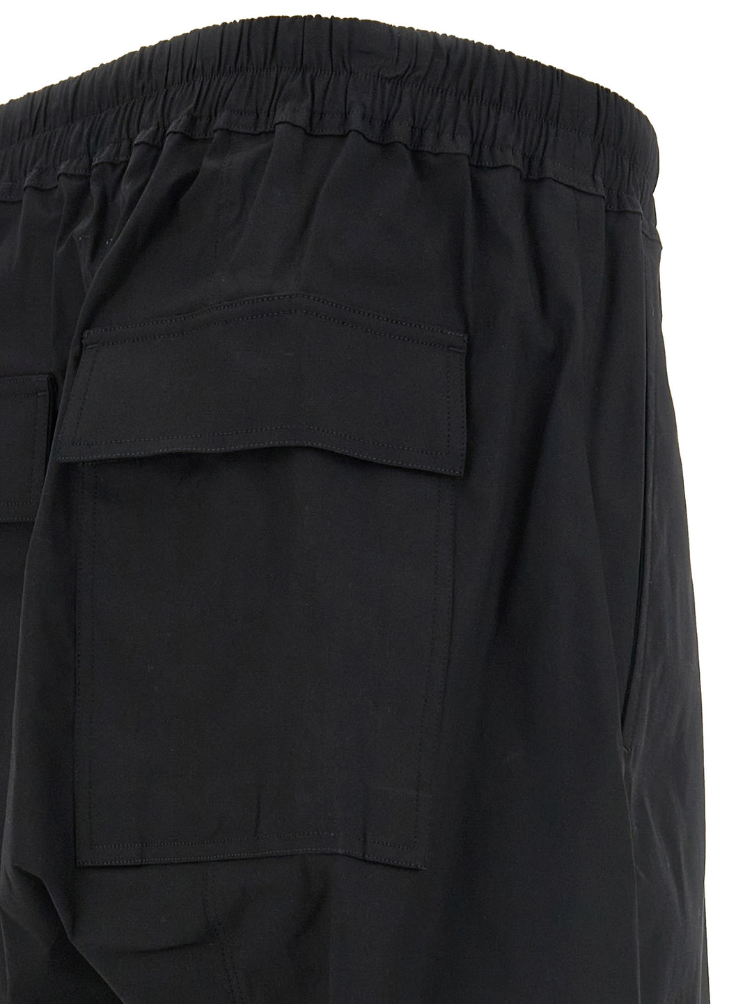 Drawstring Long Pants Black