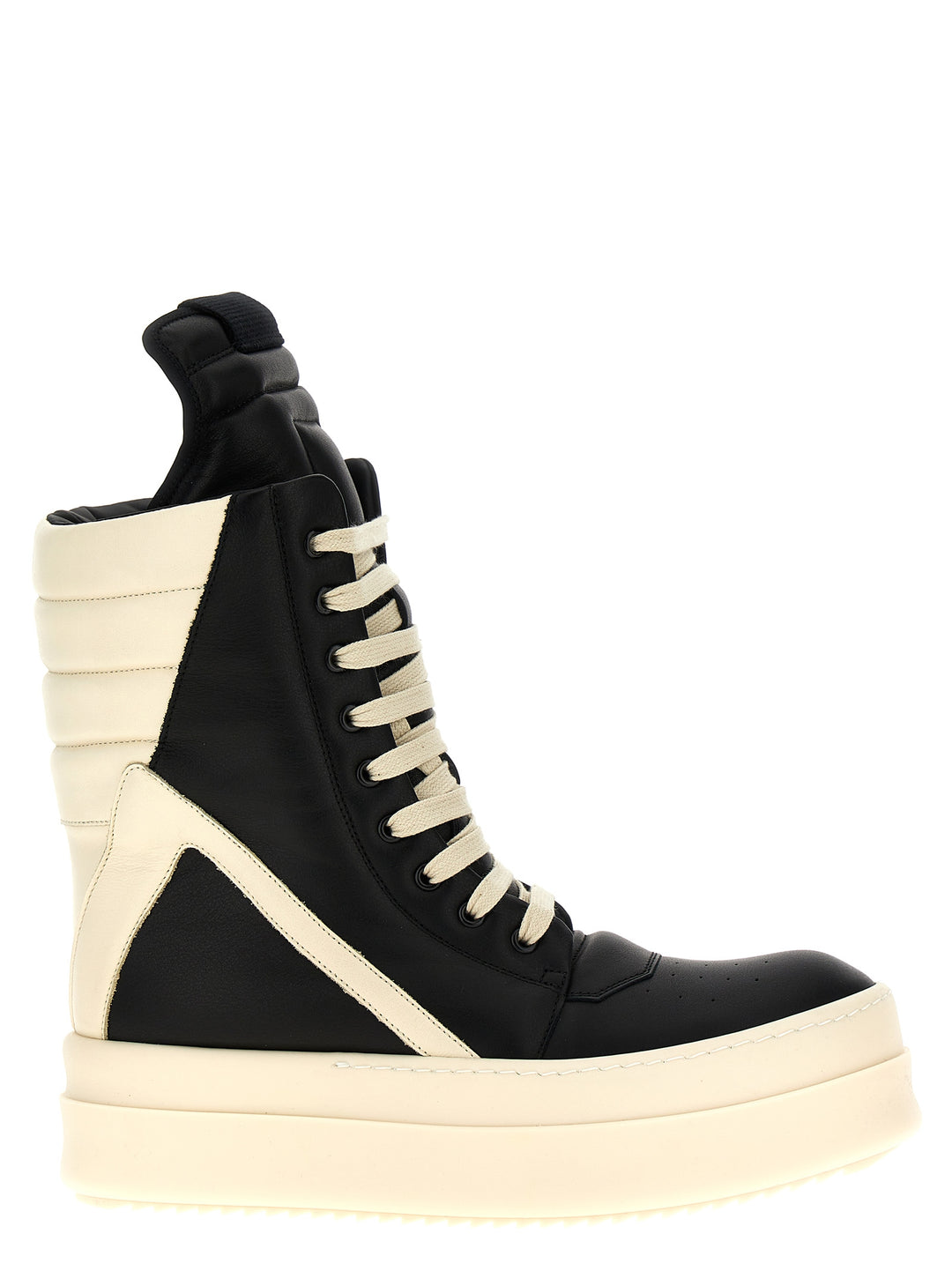 Mega Geobasket Boots, Ankle Boots White/Black