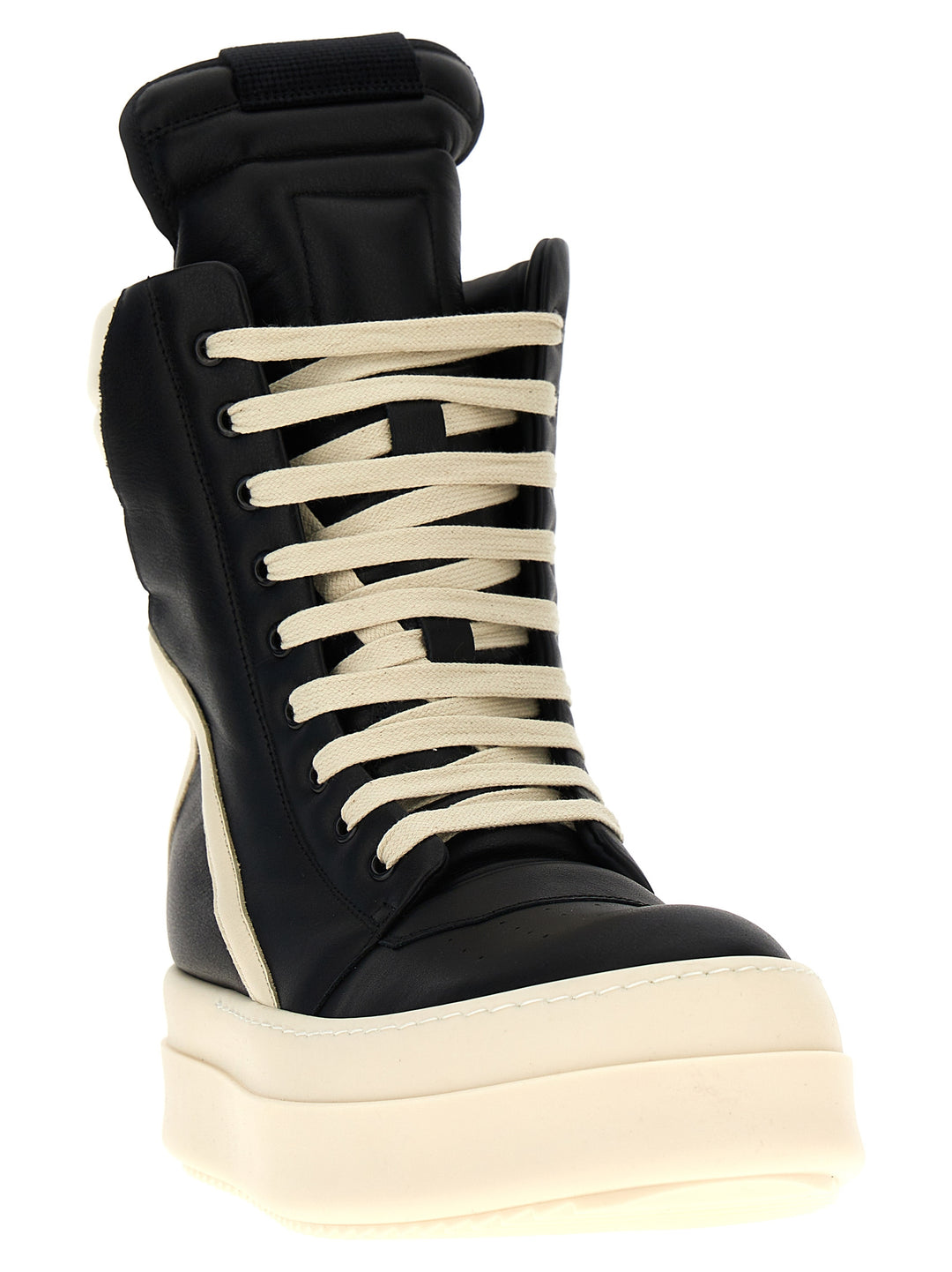 Mega Geobasket Boots, Ankle Boots White/Black