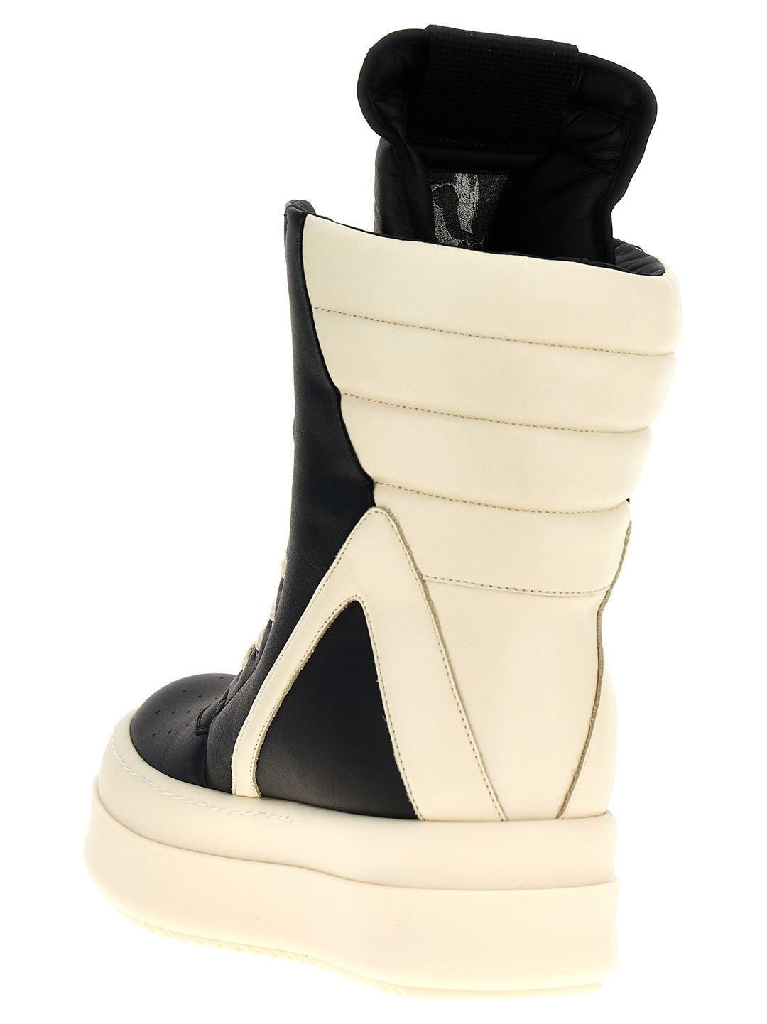 Mega Geobasket Boots, Ankle Boots White/Black