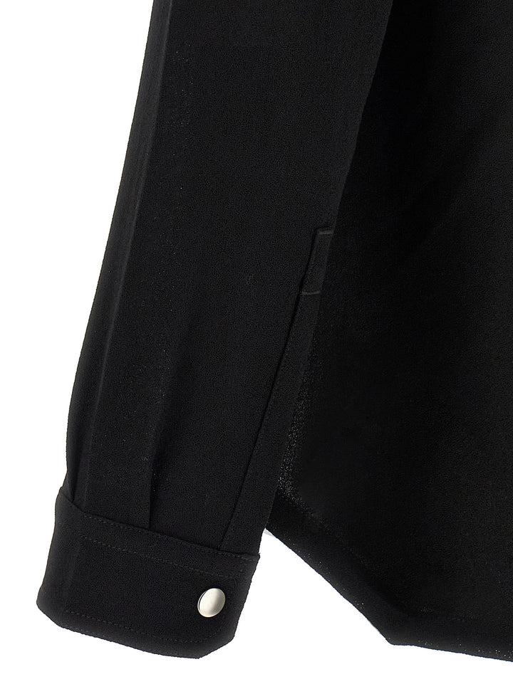 Rick Owens Larry Fogpocket Shirt and Blouse - Black | b89ecbce3bad0959bfd46487fef985f312a719ae