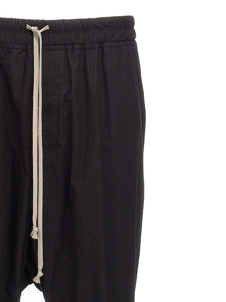 Rick Owens Drawstring Long Pants - Black | 66892d1e93a8a3c3b5c65ec35ea69d093bd46ba6