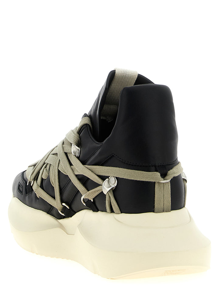 Rick Owens Megalace Geth Runner Sneakers - Black | 0403a7df5da1971d845d50fbc305e6ca36de94d5