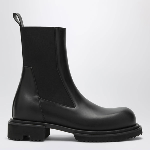 Tower Beatle Gabe Boots In Black Leather