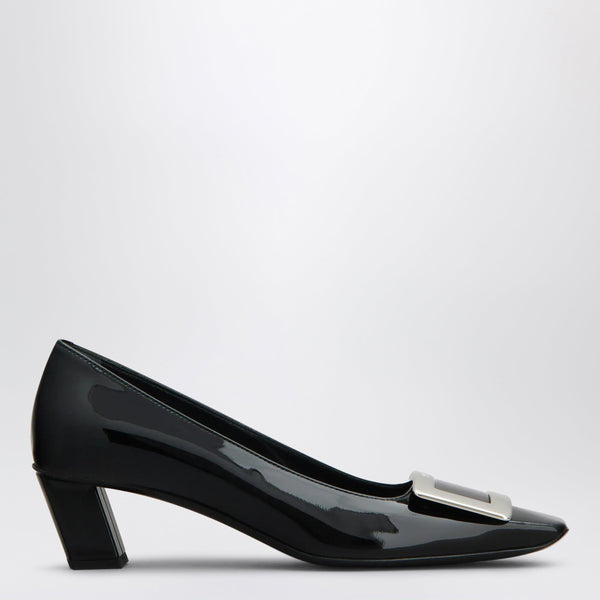 Belle Vivier Patent Leather Beige Décolletés