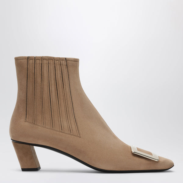 Belle Vivier Suede Ankle Boots