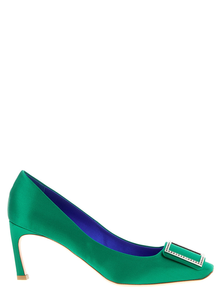 Roger Vivier Trompette Pumps - Green | 432209a13956c29408079e5caeac4124517472de