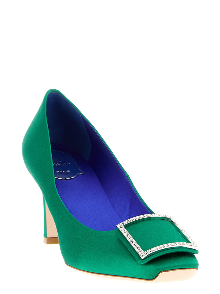 Roger Vivier Trompette Pumps - Green | fa4bd641072fa49188dc3616613a790cc0e39334