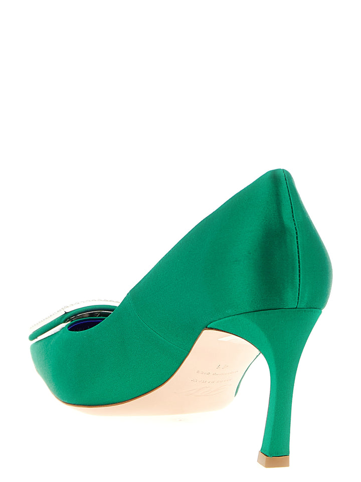 Roger Vivier Trompette Pumps - Green | 5da6a96e1e0b7598a488d52cb856a1db9107a523
