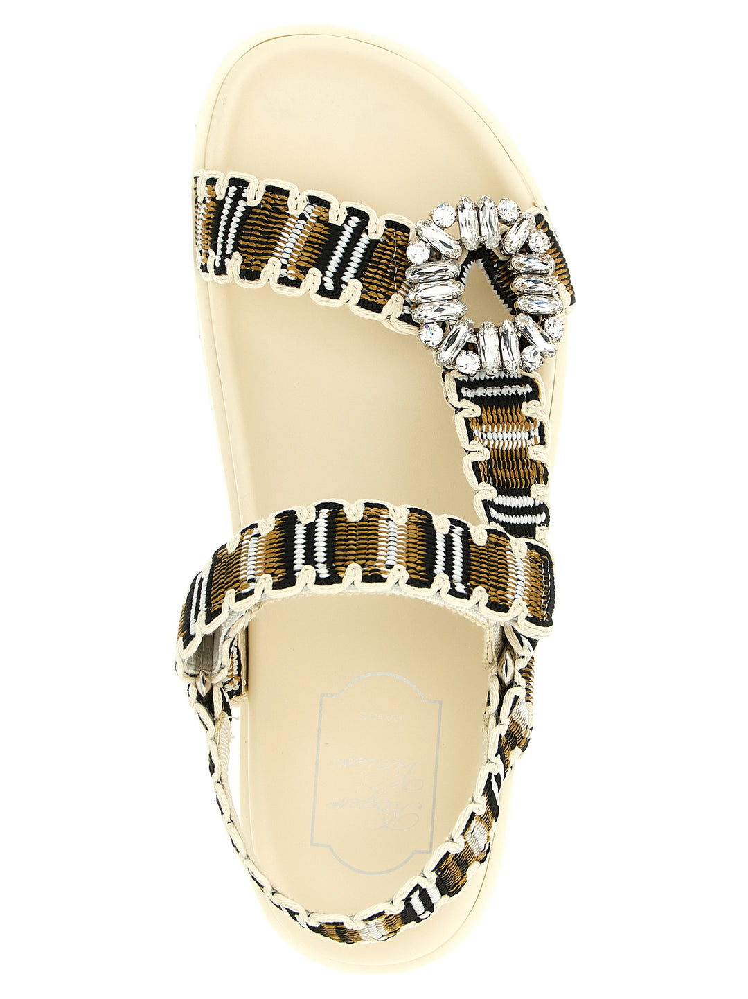 Roger Vivier Slidy Viv Sandals - Multicolor | f3ba971f6c42002d367bfb3bcd1bf539da08ef17
