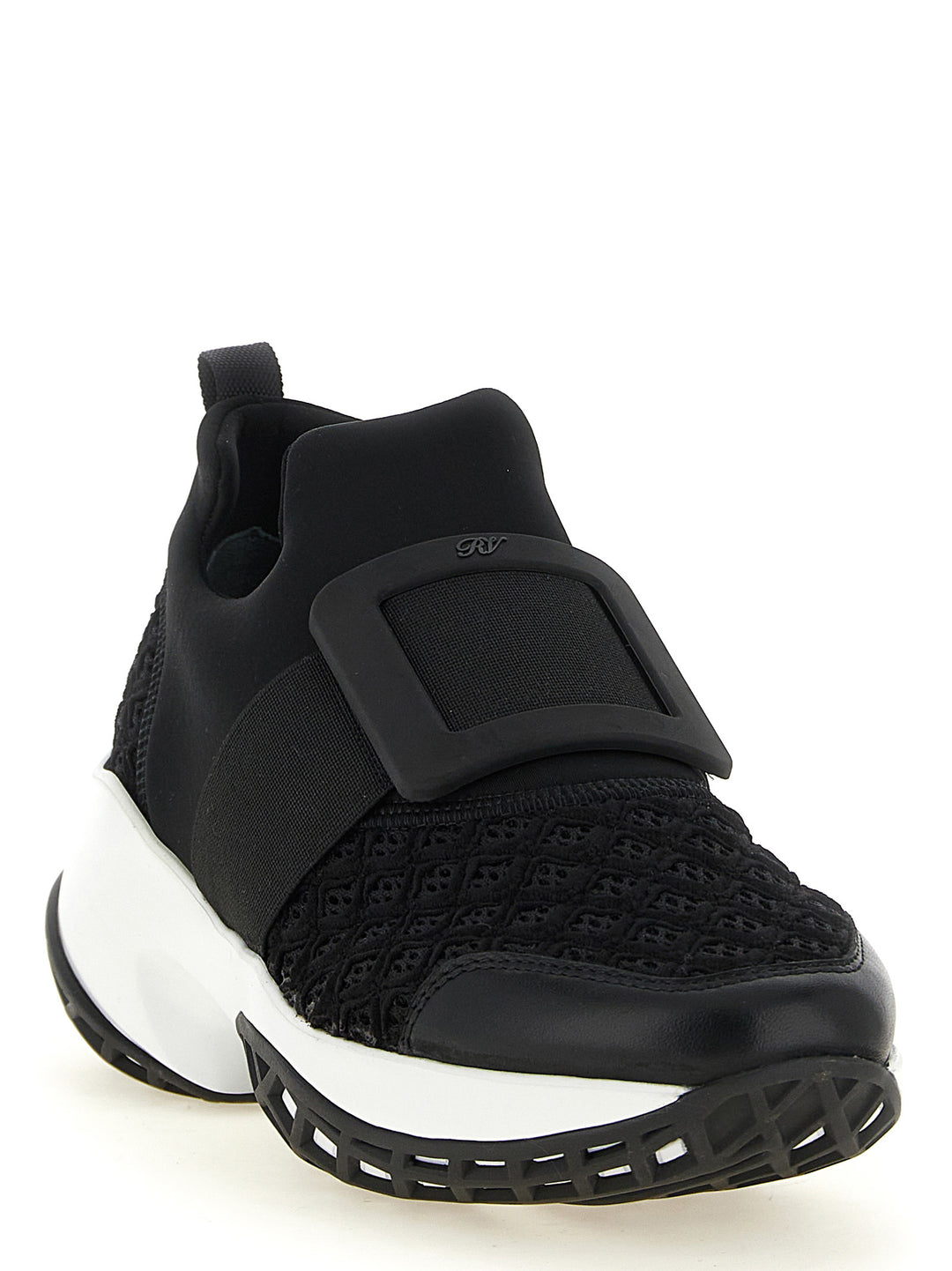 Roger Vivier Viv Sneakers - Black | 23dec679b907d44cf67a2790b861076f15bd9385