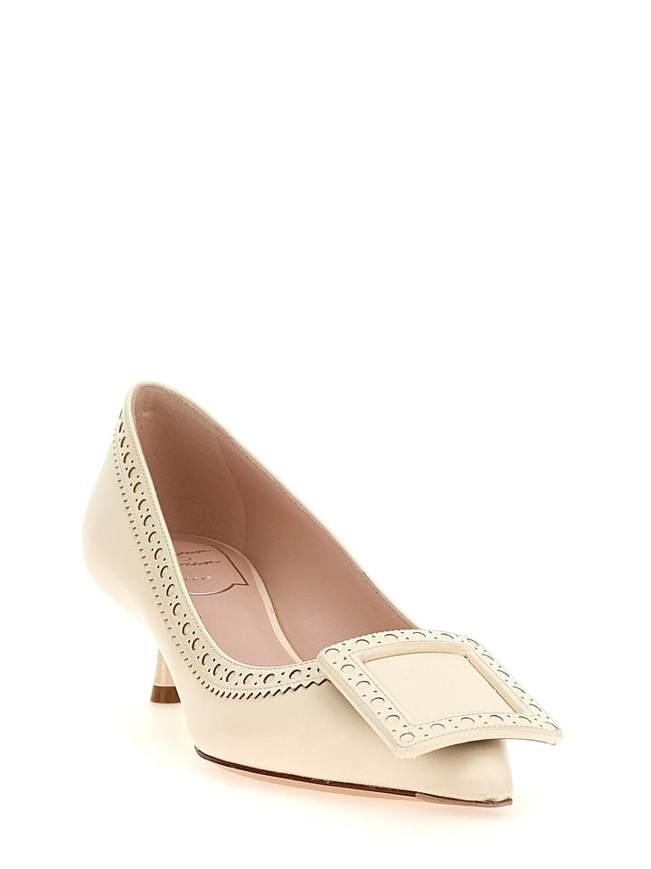 Roger Vivier Viv Pumps - White | a1990f0a5265d206d3e03496348c50a702c6b652