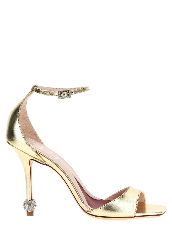 Roger Vivier Marlene Sandals - Gold | 70752ca4a4760f0d117e38bfb5395ff98656dc27