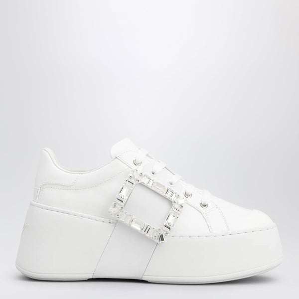 Viv' Skate Sneakers In White Leather