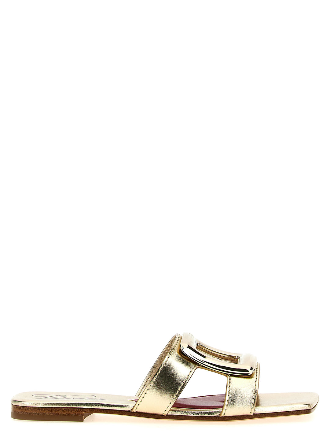 Roger Vivier New Metal Buckle Sandals - Gold | cf1300ca23fb25b1dc8a308709f4b090a0df7b9b