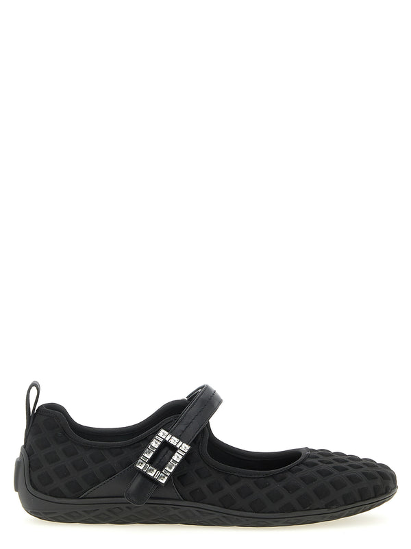Viv Low Flat Shoes Black