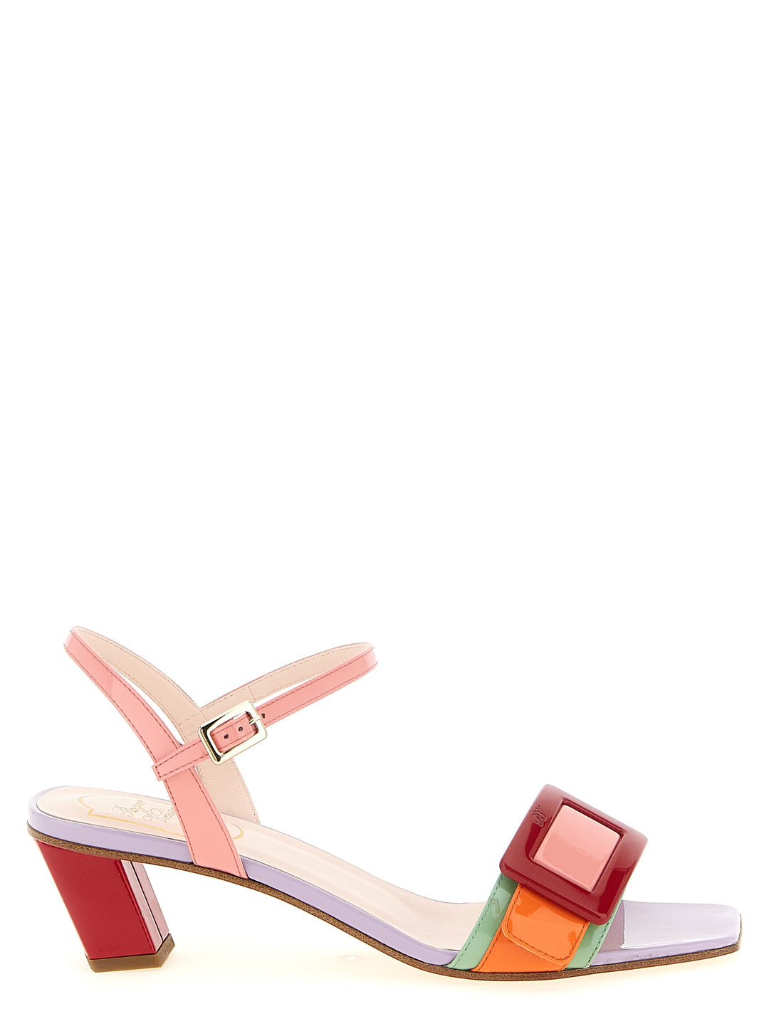 Roger Vivier Belle Vivier Sandals - Multicolor | 57b222089bec83a592a34dad866e78a08dfb2760
