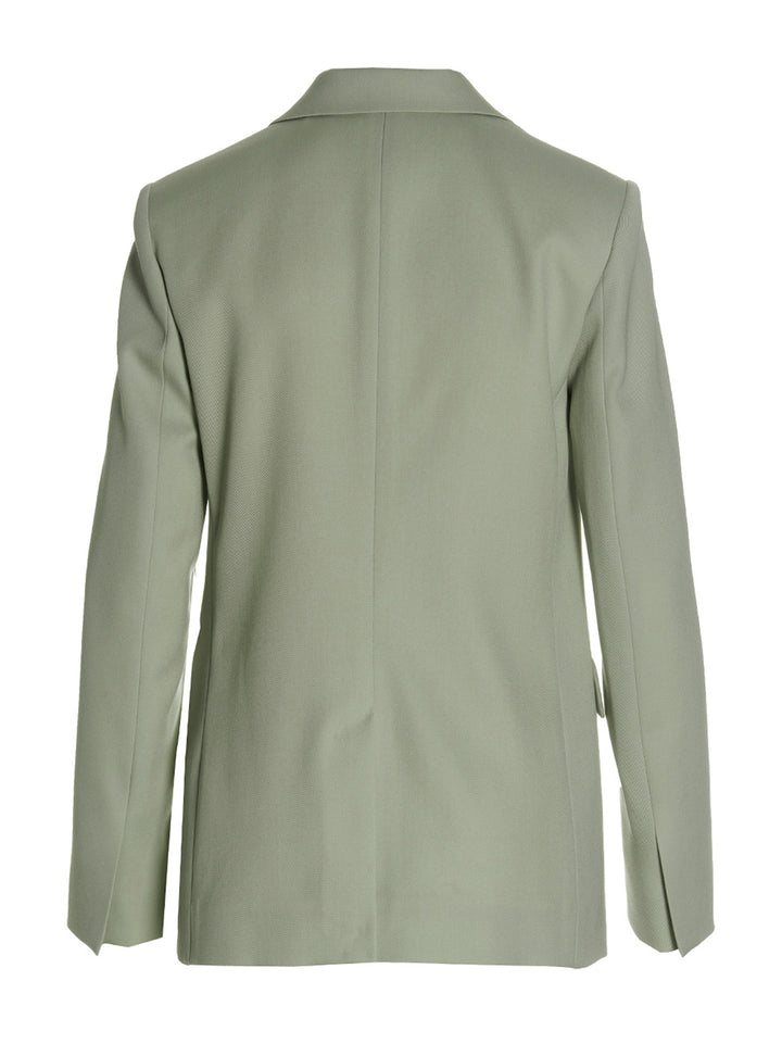 Lanvin Wool Single Breast Blazer Jacket BlazerS - Green | c84f4c7a03b7e44c2d6b7cc4fbe7c607e38405eb