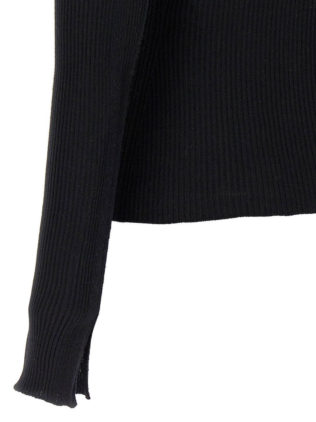 Lanvin Ribbed Sweater Sweaters and Cardigans - Black | b7779b2d9b3b6c1d00cf35ed528d0403c7ece801