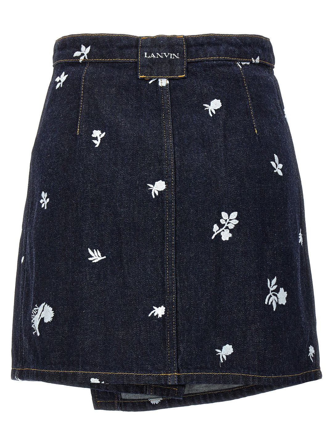 Lanvin All-Over Embroidery Skirt Skirts - Blue | 3c7ef43ac2c878723125acc5a295d1e3b76669b3