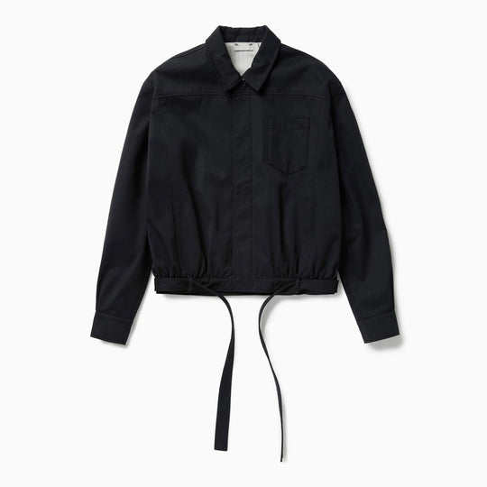 Dark Blue Short Trench Jacket