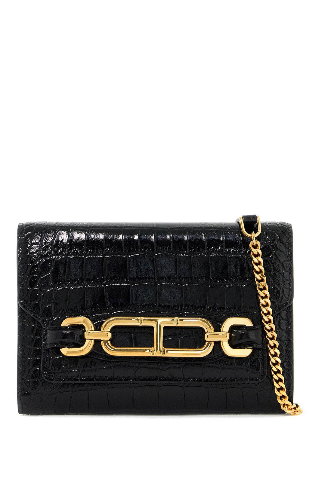 Mini Clutch Whitney In Pelle Goffrata Coccodrillo