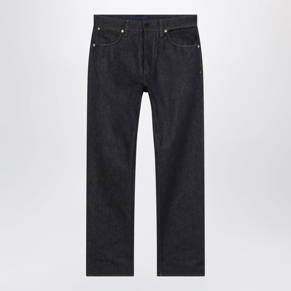 Regular Straight Jeans In Raw Indigo Denim