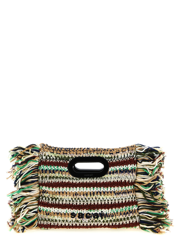 Sacai Small Fringe Shopping Bag Tote Bag - Multicolor | 53853b2f53e157a832a713c06e7c6729e61b997f
