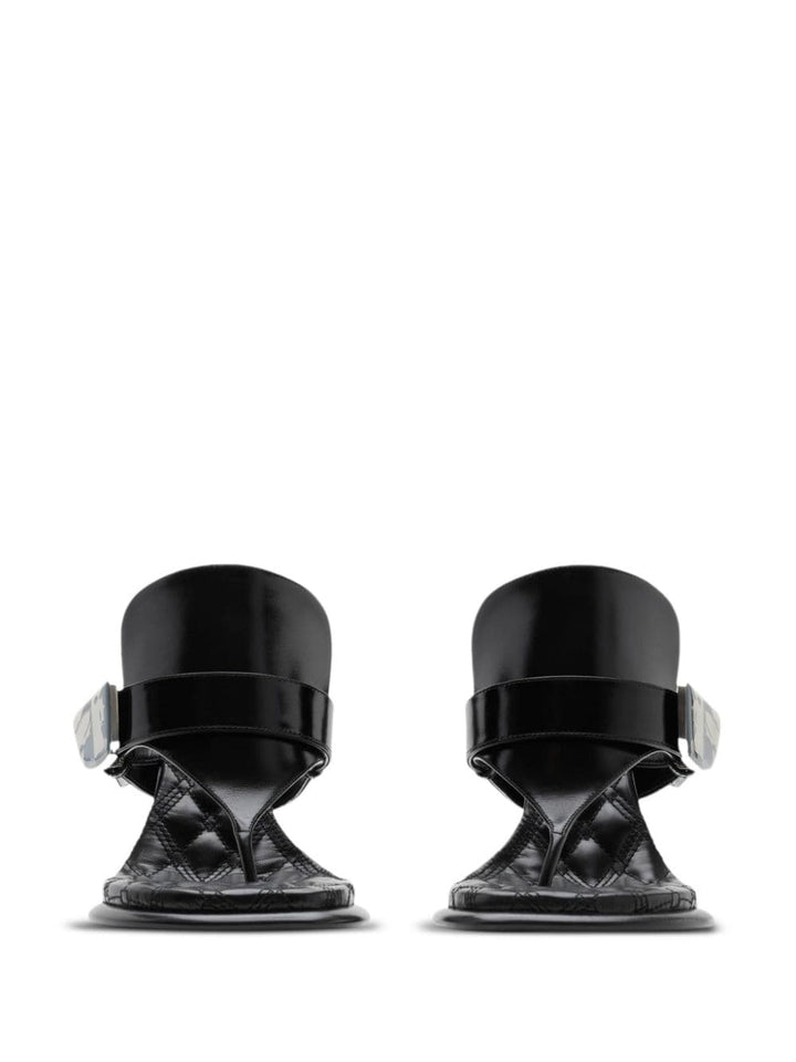 Burberry Bay Sandals - Black | 9fb19b0b74ef8fb86ed35d4c1097ec6f74cb2311
